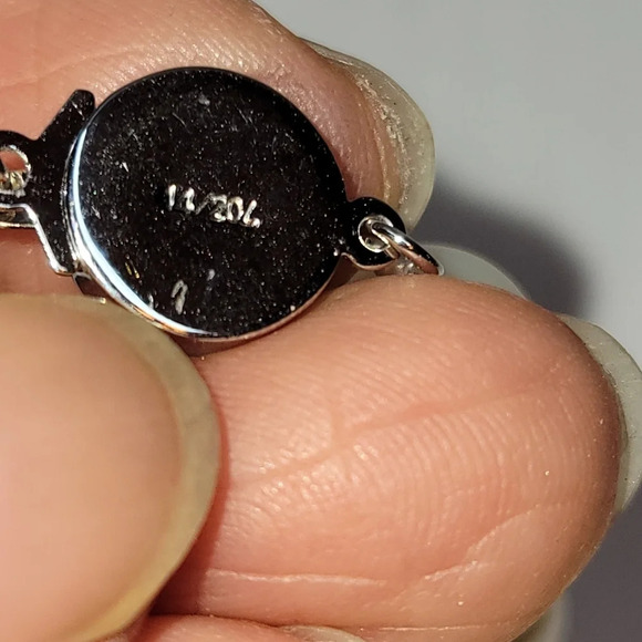 Lot of 2 pearl necklace bracelet creamy white pearl black pearl - Picture 7 of 7